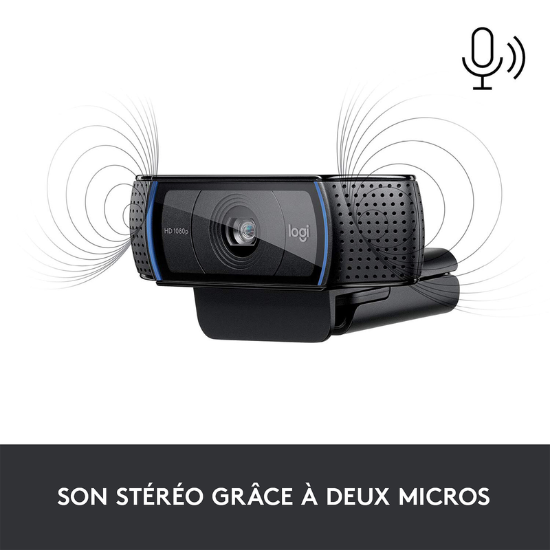 Logitech HD Pro Webcam C920 maroc prix