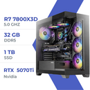 PC Gamer Techspace R7 7800X3D /1TB SSD/32GB/RTX 5070 Ti
