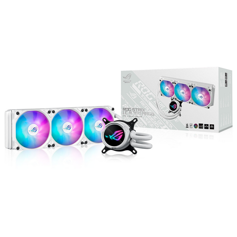 ASUS ROG Strix LC III 360 ARGB White Edition  prix maroc