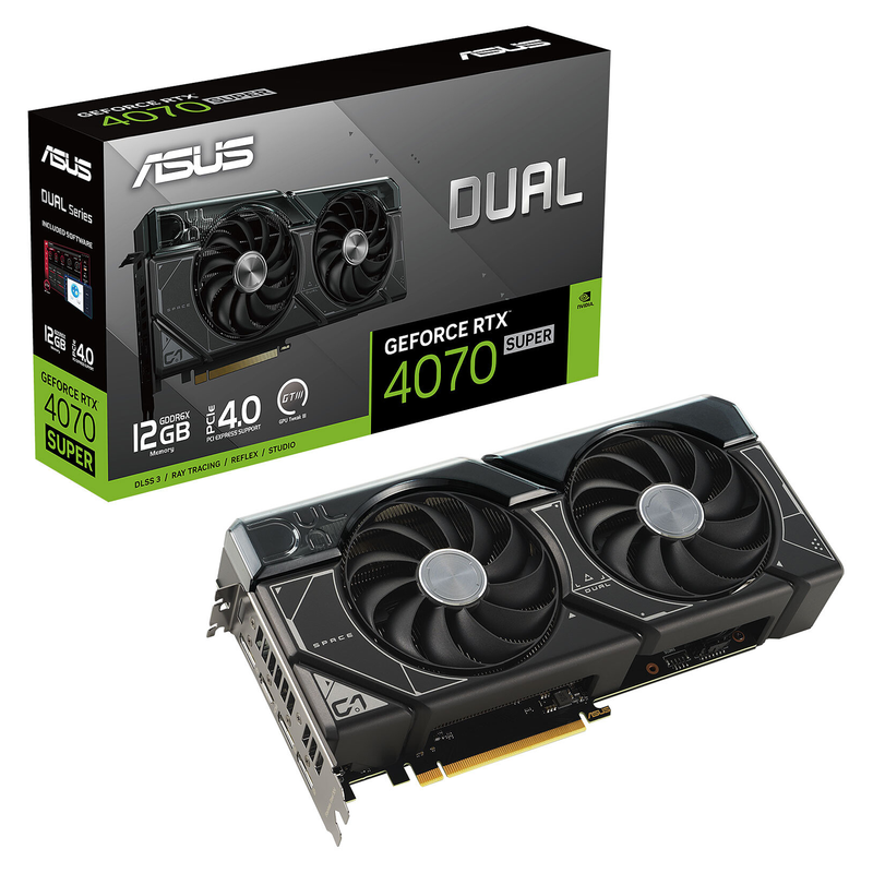 ASUS GeForce RTX 4070 SUPER Dual EVO 12GB GDDR6X prix maroc