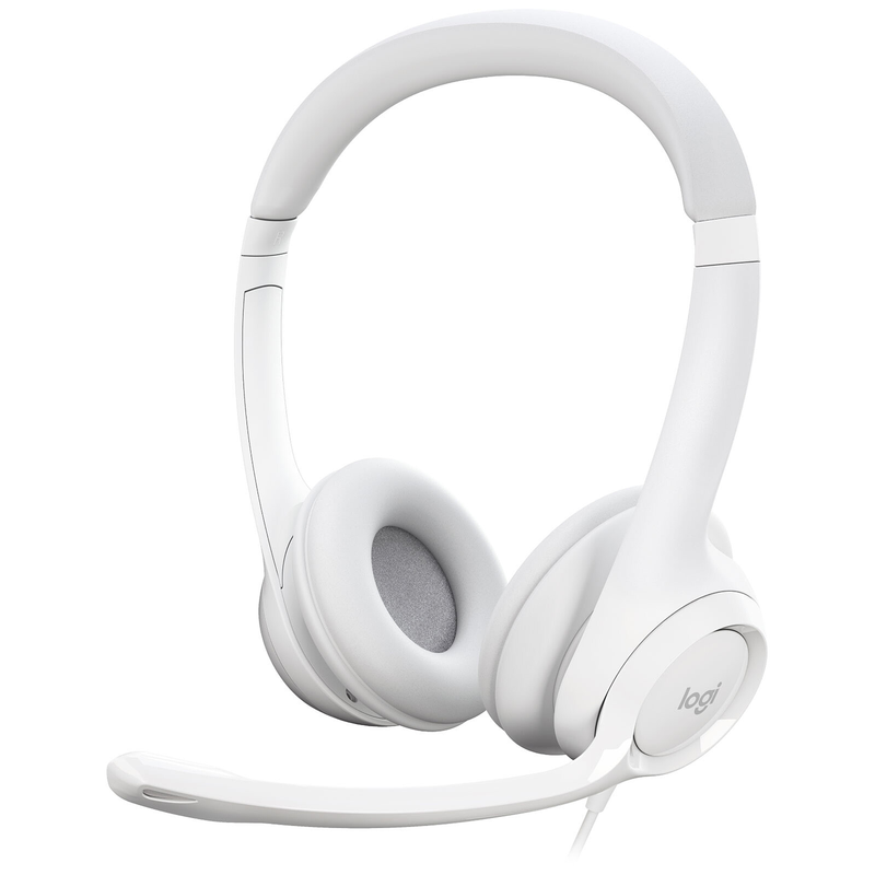 Logitech USB Headset H390 (Blanc) prix maroc 