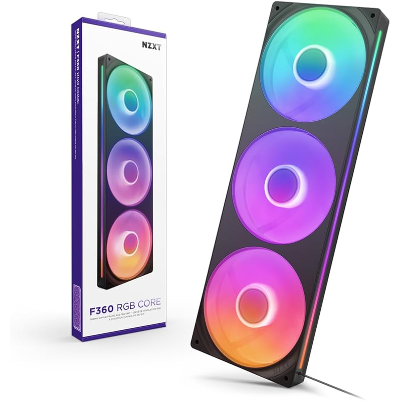 NZXT F360 RGB Core (Black) Prix maroc