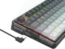 Redragon K673 Pro 75% Wireless RGB Red Switches (Gradient Gray) Maroc