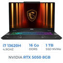 MSI Cyborg 17 B13WEKG-429FRNN i7-13620H/16GB DDR5/1TB SSD/RTX 5050 8GB/17.3" FHD 144Hz/Win11 Prix Maroc