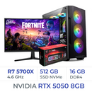 Setup Complet Techspace Ryzen 7 5700X/512 GB SSD/16GB/RTX 5050 8G