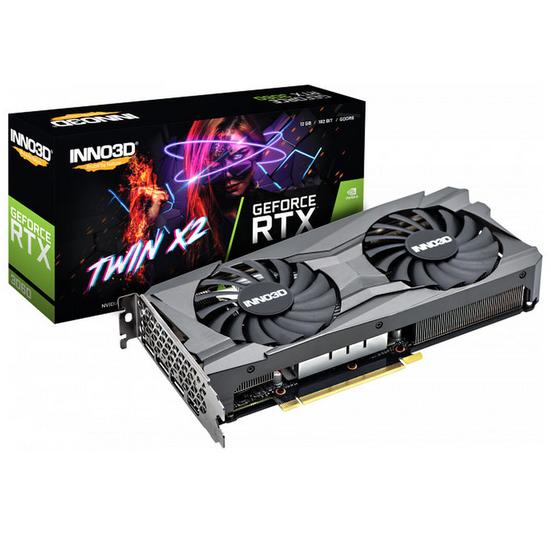 INNO3D GeForce RTX 3060 TWIN X2 12GB GDDR6 Prix maroc