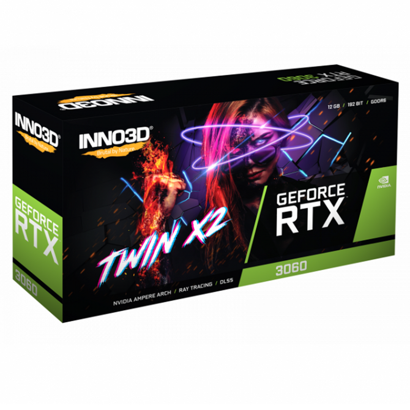 INNO3D GeForce RTX 3060 TWIN X2 12GB GDDR6 Maroc