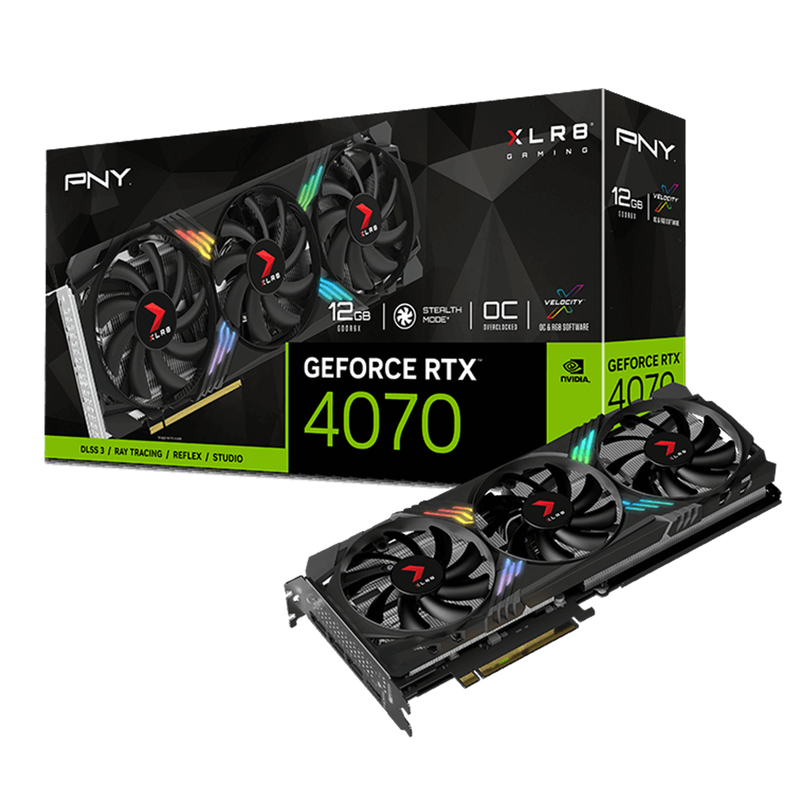 PNY GeForce RTX 4070 12GB XLR8 GAMING VETRO OC prix maroc 