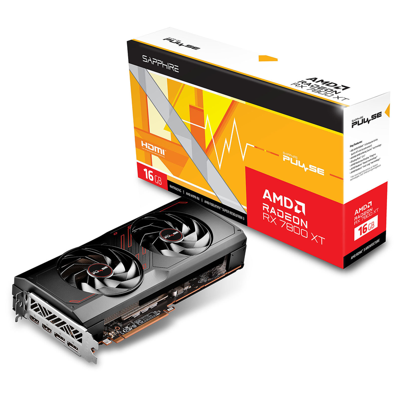 Sapphire PULSE AMD Radeon RX 7800 XT 16GB prix maroc 