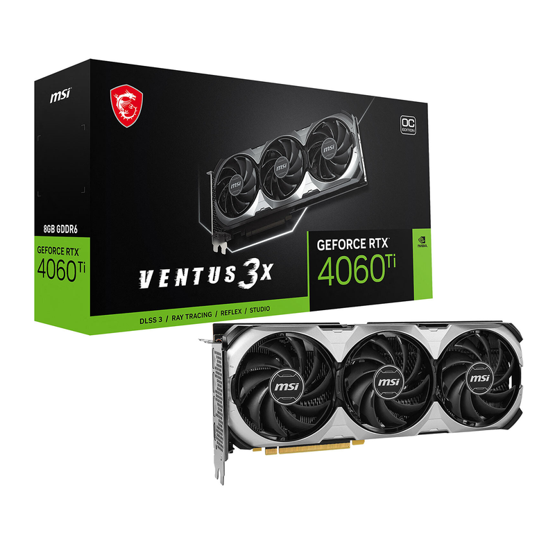 MSI GeForce RTX 4060 Ti VENTUS 3X E OC 8GB GDDR6 prix maroc