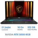 MSI CYBORG 15 B2RWEKG-419XMA Intel Core 7 240H/16GB DDR5/512GB SSD/RTX 5050 8GB/15.6" 144Hz/FreeDOS Prix Maroc