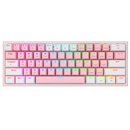 Redragon K616 Fizz PRO 60% Wireless RGB Red Switches (Pink/White) Prix Maroc