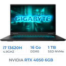 Gigabyte Gaming A16 GA6CMH-I2FR894SD/i7-13620H/16GB DDR5/1TB SSD/RTX 4050 6Go/16" 165Hz/Freedos Prix Maroc