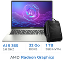 MSI Prestige A16 AI+ A3HMG-209MA AMD Ryzen AI 9 365/32GB DDR5/1TB SSD/16" 165Hz QHD+/Win11/W Bag Prix Maroc