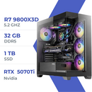 PC Gamer Techspace R7 9800X3D /1TB SSD/32GB/RTX 5070Ti