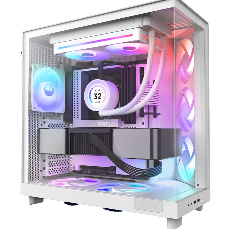 NZXT F240 RGB Core (White) Prix Maroc