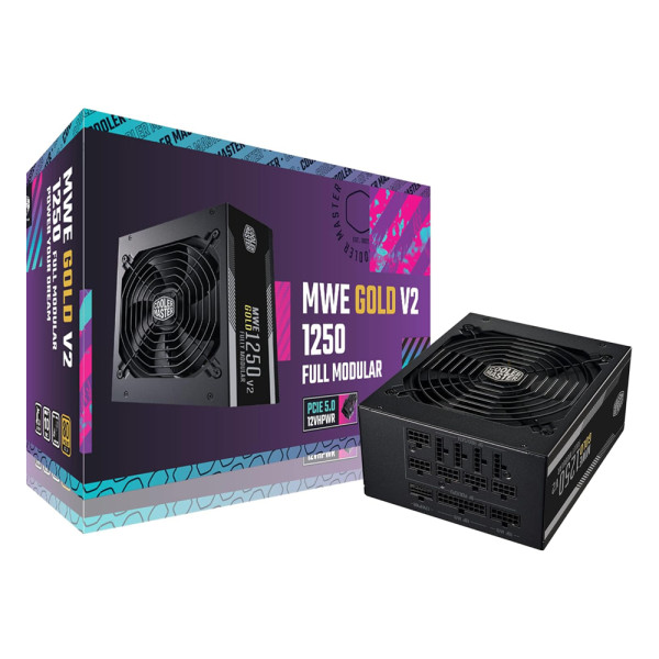 Cooler Master MWE Gold 1250 Full Modular V2 ATX 3.0 80PLUS GOLD 1250W Prix Maroc