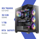 PC Gamer Techspace R5 7600X/1TB SSD/32GB/RTX 5070 Ti