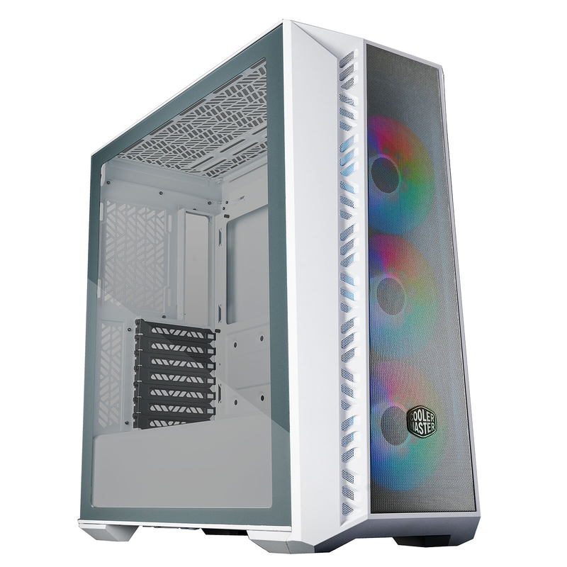 Cooler Master MasterBox 520 Mesh ARGB White prix maroc