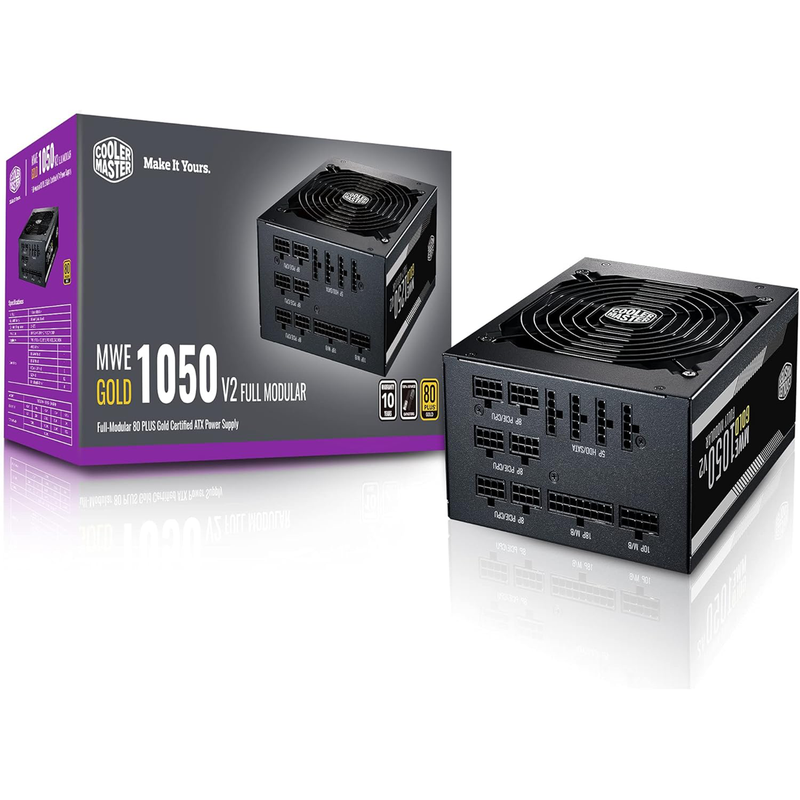 Cooler Master MWE Gold 1050 Full Modular V2 80PLUS GOLD 1050W prix maroc