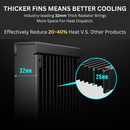 Gamdias Chione M4 240 ARGB LCD Black maroc prix