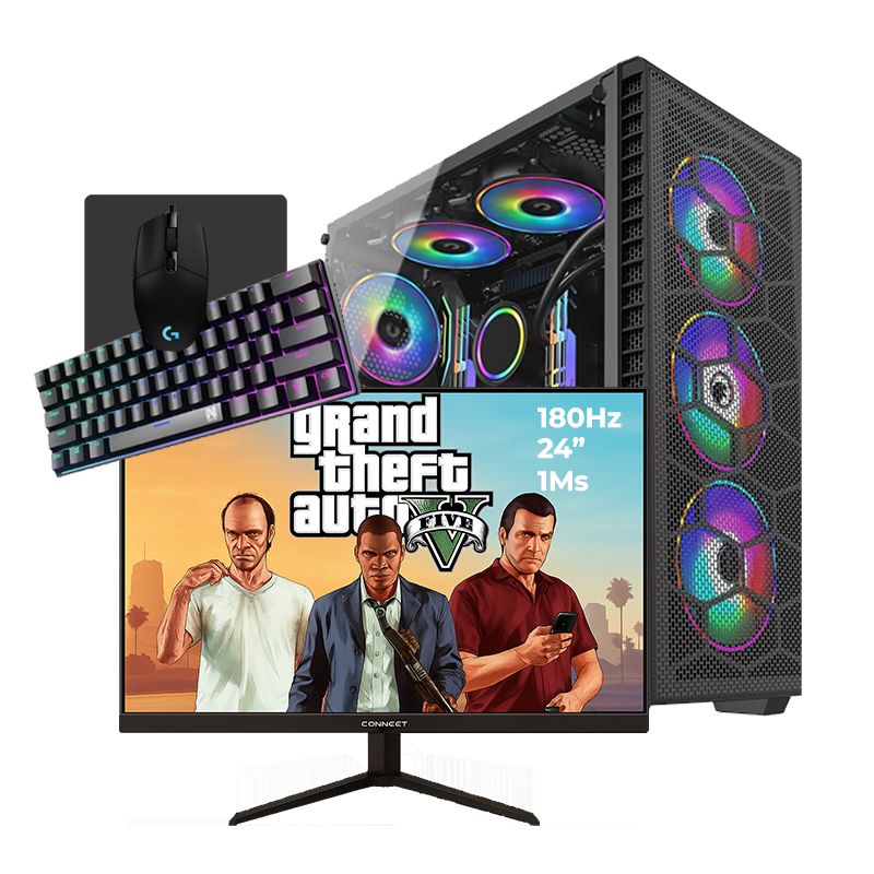 Setup Complet Techspace Ryzen 5 5600/512 GB SSD/16GB/RTX 3050