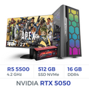 Setup Complet Techspace Ryzen 5 5500/512 GB SSD/16GB/RTX 5050 8G