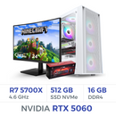 Setup Complet Techspace Ryzen 7 5700X/512 GB SSD/16GB/RTX 5060 8G