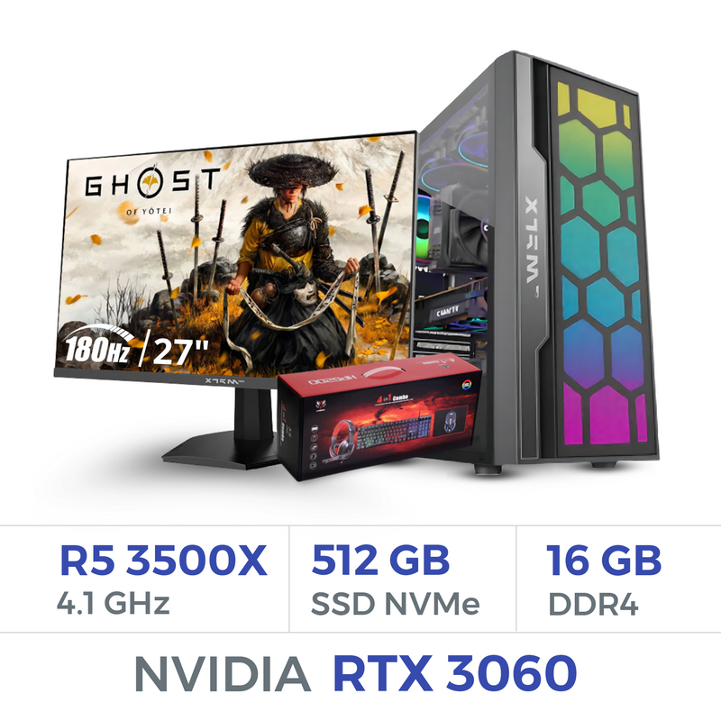 Setup Complet Techspace Ryzen 5 3500X/512 GB SSD/16GB RTX 3060
