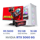 Setup Complet Techspace Ryzen 5 5600/512 GB SSD/16GB/RTX 5060 8G