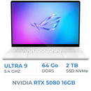 ASUS ROG ZEPHYRUS G16 GU605CW Ultra 9 285H/64GB DDR5/2TB SSD/RTX 5080 16GB/16" 240Hz WQXGA/Win11 Prix Maroc