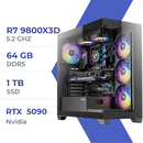 PC Gamer Techspace R7 9800X3D /1TB SSD/64GB/RTX 5090