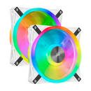 Corsair QL Series QL140 RGB (Par 2) Blanc Prix Maroc