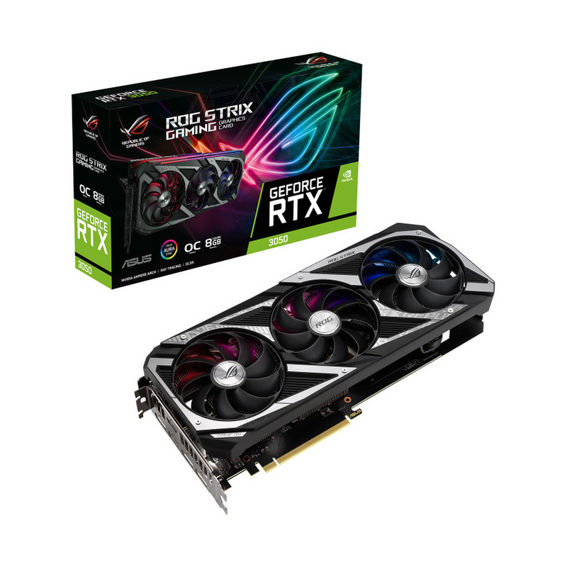 ASUS GeForce RTX 3050 ROG STRIX OC 8GB GDDR6