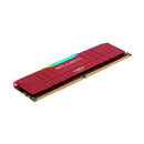 Crucial Ballistix Red 16Go (2x8Go) RGB DDR4 3600 MHz CL16 Maroc