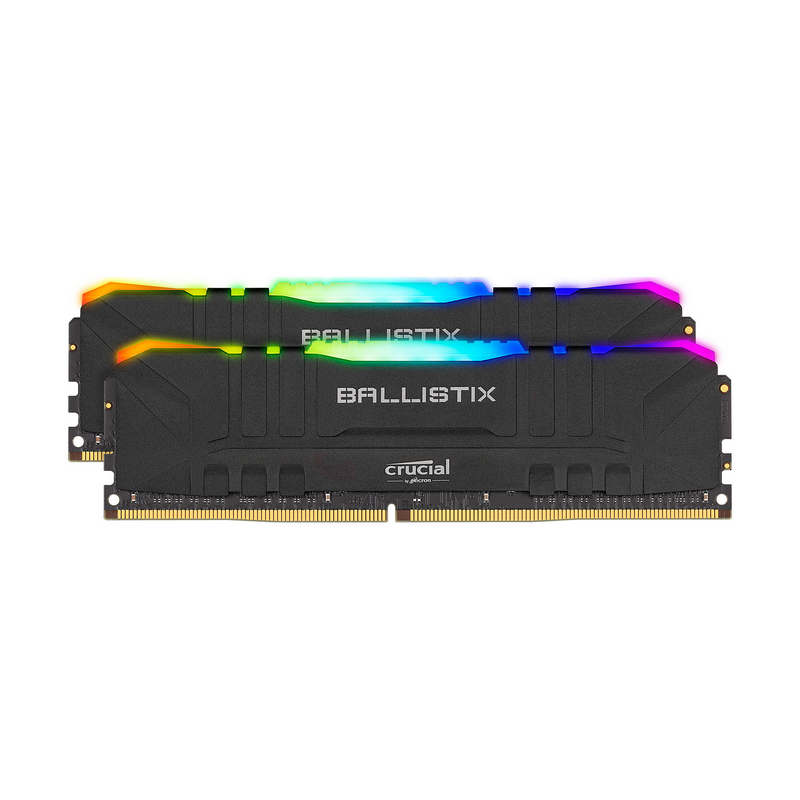 Crucial Ballistix BLACK 16Go (2x8Go) RGB DDR4 3200 MHz CL16