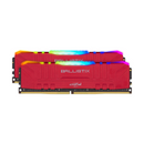 Crucial Ballistix Red 16Go (2x8Go) RGB DDR4 3600 MHz CL16 Prix Maroc