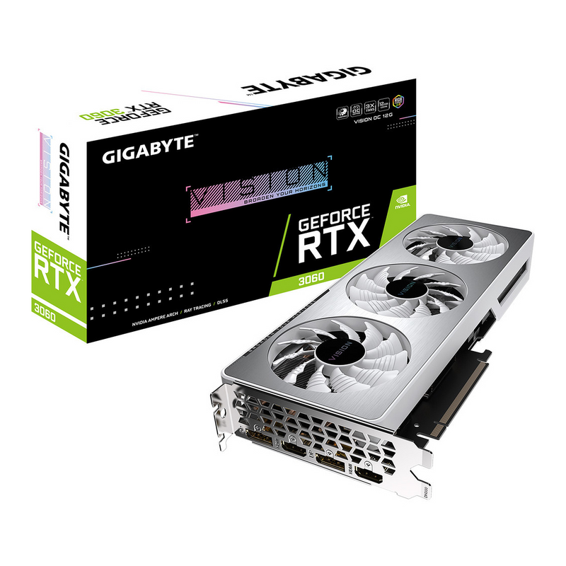 Gigabyte GeForce RTX 3060 VISION OC 12GB GDDR6 (LHR)