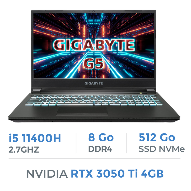 Gigabyte G5 MD i5 11400H/8GB/512GB SSD/RTX3050Ti 4GB/15.6'' 144Hz