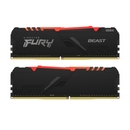 Kingston FURY Beast RGB 16Go (2 x 8Go) DDR4 3200 MHz CL16 Maroc