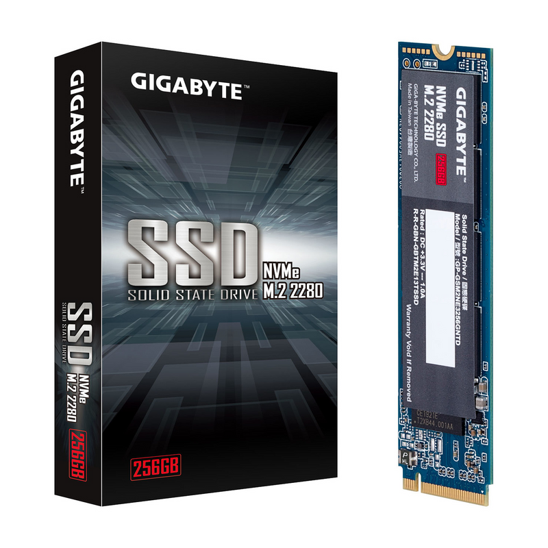 Gigabyte NVMe SSD 256 Go
