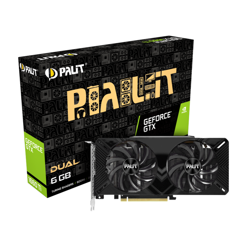 PALIT GeForce GTX 1660 Ti DUAL 6GB GDDR6 Prix Maroc