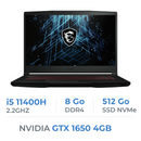 MSI GF63 11SC (THIN) i5-11400H/8GB/512GB SSD/GTX1650 4GB/15.6'' BTS