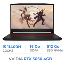 MSI Katana GF66 11UE i5-11400H/16GB/512GB SSD/RTX3050 4GB/15.6'' 144Hz