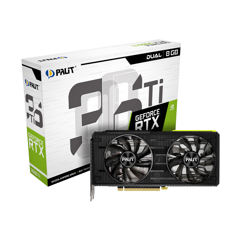 Palit GeForce RTX 3060 Ti Dual LHR 8GB GDDR6 Prix Maroc