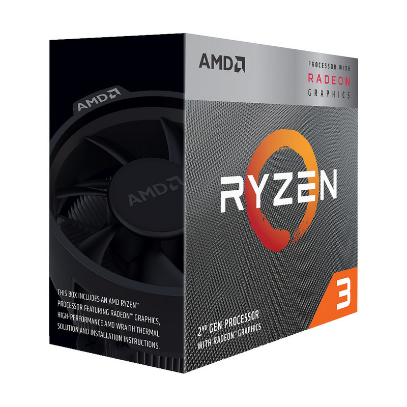 AMD Ryzen 3 3200G Wraith Stealth Edition (3.6 GHz / 4 GHz) BOX Maroc Prix
