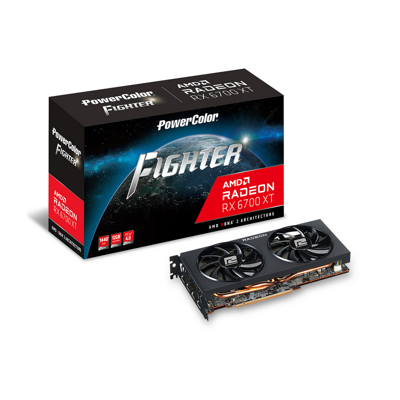 PowerColor Fighter AMD Radeon RX 6700 XT 12GB GDDR6